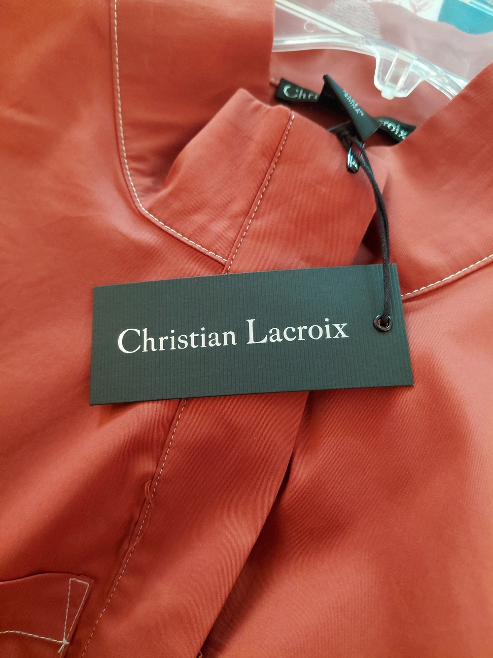 Christian Lacroix Ochre Short Sleeve Tunic Dress - Picture 8 of 8